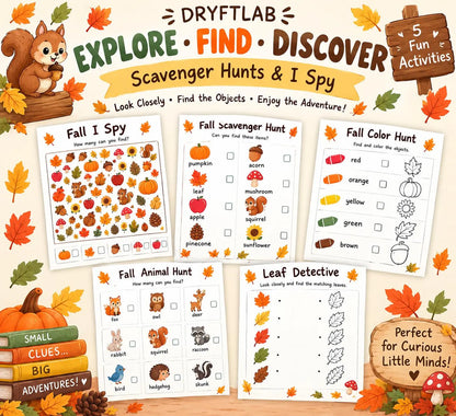 Fall Preschool Kindergarten Activity Packet, Fall Kids Activity, Homeschool Printable, Preschool Fall Worksheets, Autumn Activity Workbook